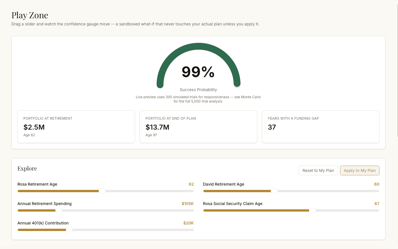 TriSolaris Planner℠ — Play Zone